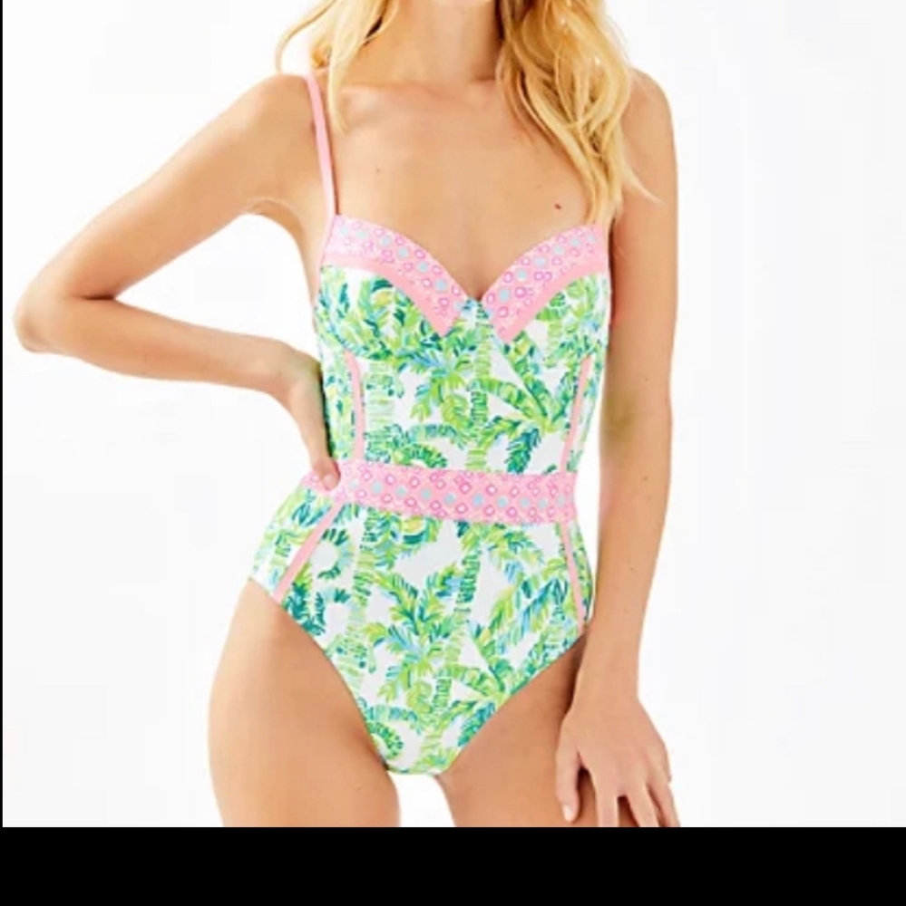 $65 Lilly Pullitzer Coverall Swimsuit Size 0